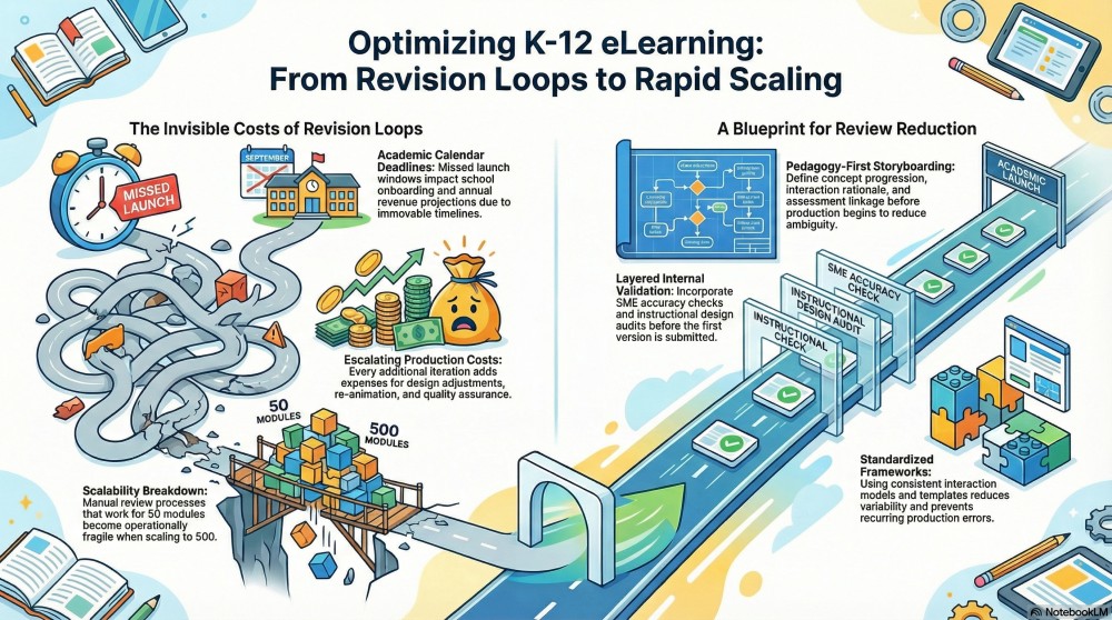K-12 eLearning Review Cycles: The Hidden Cost of Delays and How to Reduce Them